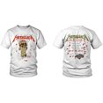 thumbnail image 2 of Metallica Men's One Landmine (Back Print) Slim Fit T-Shirt Large White, 2 of 2