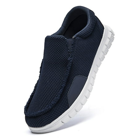 GHFKKB Men s Casual Shoes Loafers Shoes Slip On Light Anti-Skid Walking Shoes