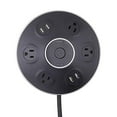 thumbnail image 2 of Globe Electric 264385 4 Outlet USB Surge Protector, Black, 2 of 3