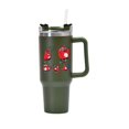 thumbnail image 3 of Taza para coche, taza con mango de acero inoxidable 304, taza de hielo con pajita, 40oz, 3 of 6
