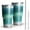 Green and Grey, variant on 30oz Orange and Grey Abstract Art Artwork Tumblers Stainless Steel Tumbler with Lid and Straw,Vacuum Insulated Double Wall Travel Tumbler Cups Mug with Cleaning Brush for Coffee,Tea