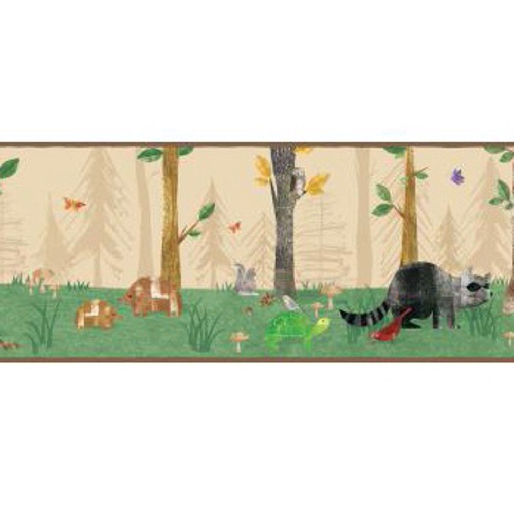 879468 Woodland Animals Wallpaper Border