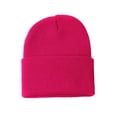 thumbnail image 1 of TopHeadwear Long Cuff Beanie , Hot Pink, 1 of 1