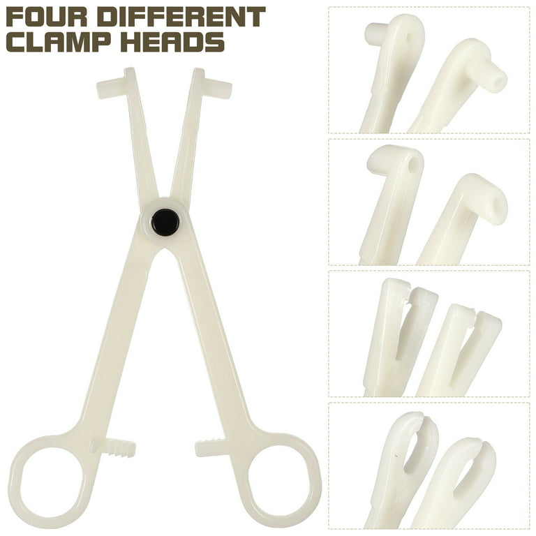 4 Pcs Body Piercing Clamps Disposable Plastic Piercing Clamps Septum  Forceps Body Piercing Plier Piercing Tools Supplies