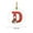 D, variant on Christmas 2024 Ornament with Letter, Custom Name Christmas Ornament Gifts for Sister Brother, Personalized Alphabet Keepsake Hanging Xmas Tree, Customized Initial Letter Xmas Ornament Present
