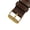 Dark Brown - Gold Buckle, variant on 20mm Black Leather Watch Band Men Quick Release Replacement Strap Soft Handmade Wristband Stainless Steel Buckle, Vintage Gift for Father's Day Dad Son Husband DH-201-20MM