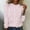 Pink, variant on Honeeladyy Fashionable Women's Printed Round Neck Pullover Long Sleeved Casual Top Gift for Your Girlfriend Wife Mom (Gray,XL)