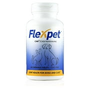 Flexpet with CM8 - Regular Strength - 60 Count - Joint Health Supplement for Dogs and Cats