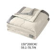 thumbnail image 3 of Deeceymbur Washable Solid Color Summer Quilt Lightweight Comforter Breathable Bedding for Dorm 59x78 Inch, 3 of 6