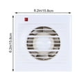 thumbnail image 5 of ULTNICE Extractor Ventilation Fan KHG-100 White ABS 1Set for Kitchen, 5 of 6