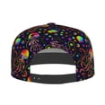 thumbnail image 3 of Uemuo Rainbow Jellyfishes Pattern Women's Baseball Cap,Straight Brim Hat,Golf Dad Hat,Travel Hat,Sun Protection Cap,Everyday Accessory, 3 of 9