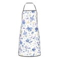 thumbnail image 3 of Anti-Fouling Belt Pocket Elasticated Apron - Non-Slippery Non-Fading Non-Shrinking Non-Crinkly Water-Repellent Milk Cow Print Style Lavender_4, 3 of 8