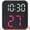 Rose Red, variant on Unique Bargains LED Display Digital Alarm Clock Blue 3.9"L x 1.6"W x 4.3"H