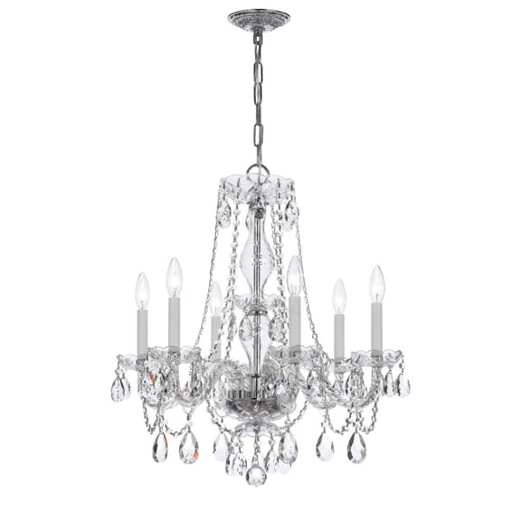Crystorama Lighting - Six Light Chandelier - Chandelier - Crystal - Six Light