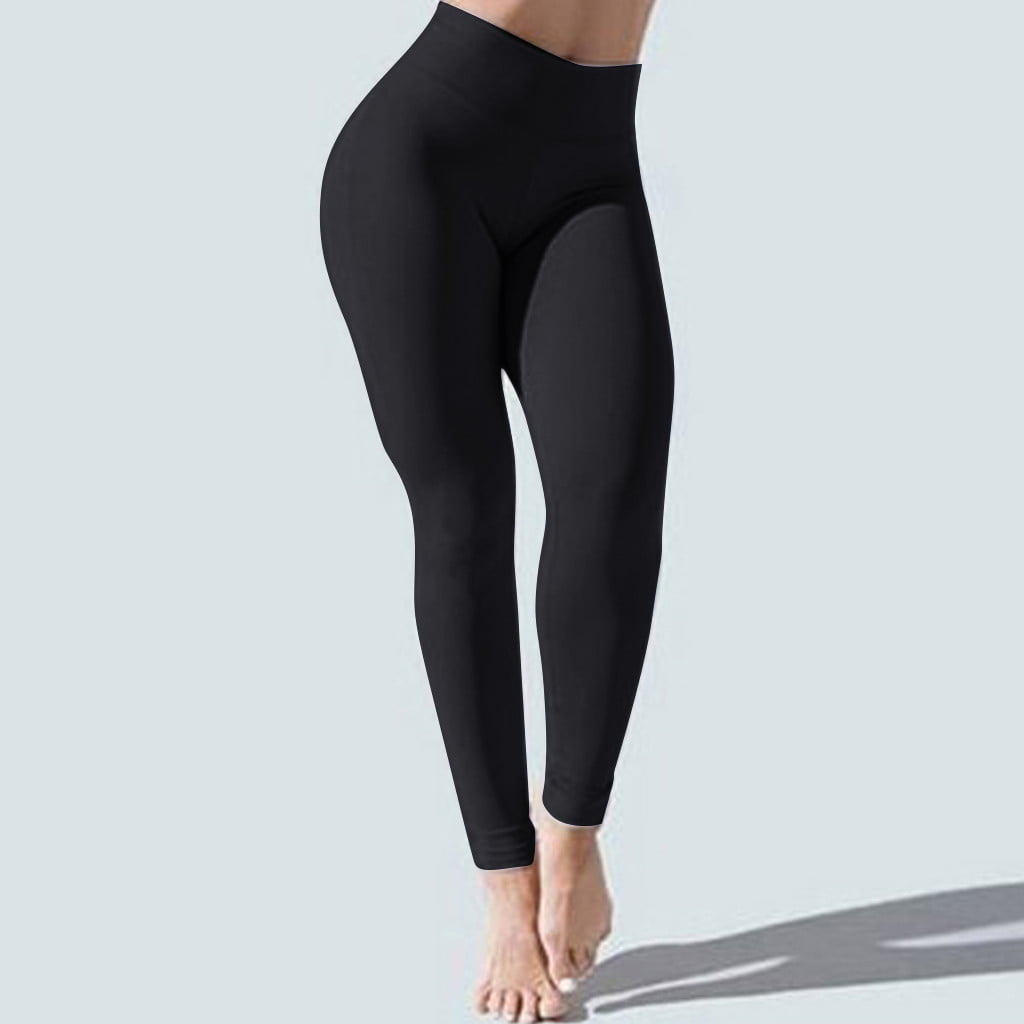 Womens Casual Fitness Yoga Skinny Crop Leggings High Waist Slim Stretch Pants