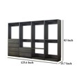 thumbnail image 5 of Dee Modular Closet System, 6 Shelves, 5 Hanging Rods, Gray Wood Finish, 5 of 6
