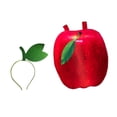 thumbnail image 1 of Disfraz de en rodajas, disfraz de comida, cosplay para fiestas de cumpleaños, accesorios para fotos de escenario Niños de manzana, 1 of 8