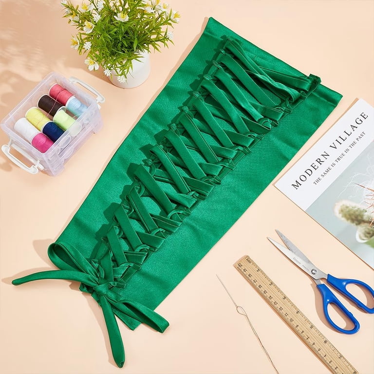 Green Satin Zipper Replacement Set Satin Corset Back Kit Adjustable DIY  Craft Wedding Dress Accessories Materials for Wedding Prom Formal Dress  DIYDIY - Walmart.com