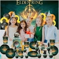 thumbnail image 3 of Elden Ring Invite Invitation Cards Party Supplies Decor Decorations Banner Plates Background Backdrop, 3 of 8