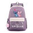thumbnail image 2 of Mochila De Lilo And Stitch para mujer, morral impermeable a la moda para chicas adolescentes, mochila escolar, bonita mochila de viaje para estudiantes, 2 of 5