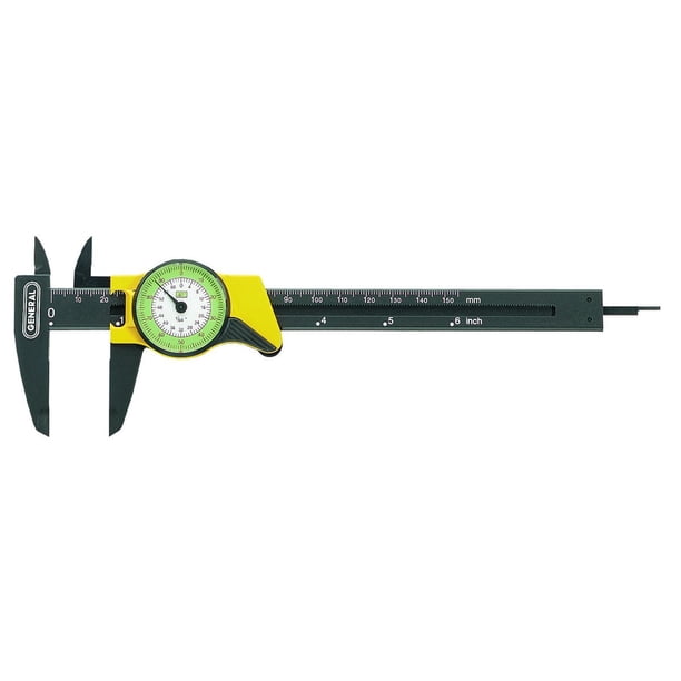 Pinza de esfera General Tools 142 de plástico, rango de 0 a 15 cm