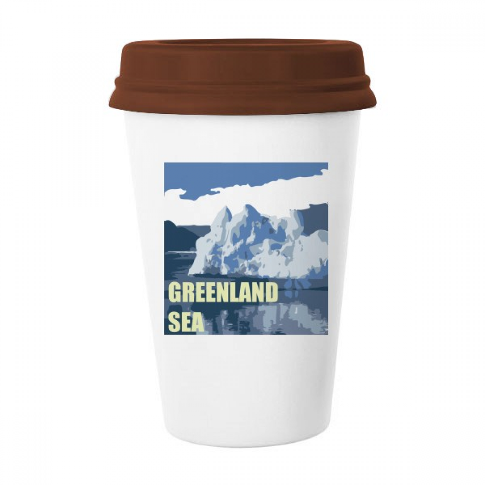 Earth Arctic Sea Art Deco Fashion Mug Coffee Drinking Glass Pottery