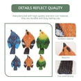 thumbnail image 3 of 6 piezas de juguetes de pájaros artificiales, modelos de manualidades de bricolaje, adornos de jardín, estatuas de exterior, esculturas de pájaros para patio, adornos de bonsái, 3 of 6