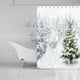 thumbnail image 4 of Christmas Shower Curtain Shower Curtain Proof Shower Curtain Bathroom Dry And Wet Separation Shading Warm Shower Curtain, 4 of 8