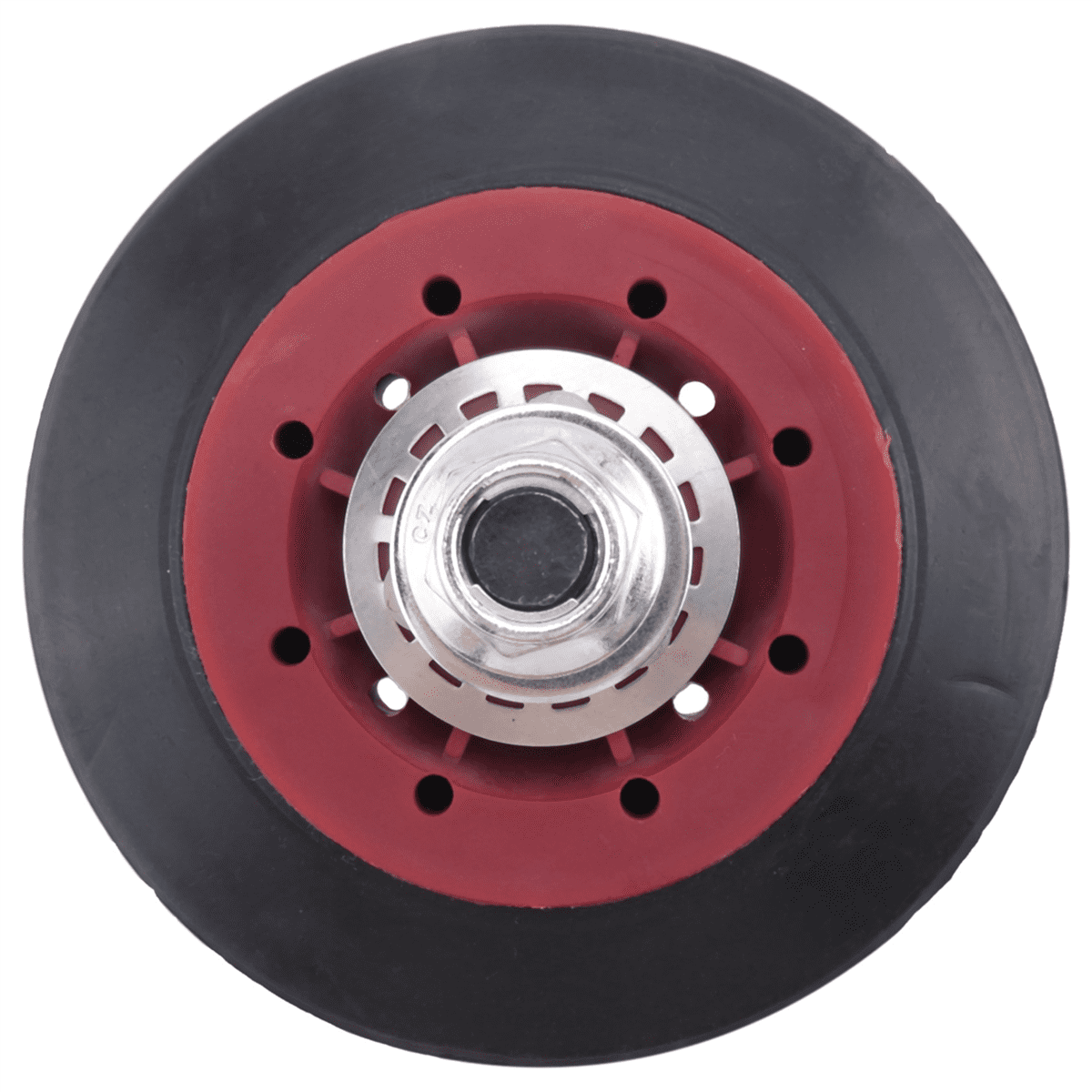 4 Pack of 4581EL2002C Dryer Drum Roller Assembly Fit for , , Replace Part 4581EL3001C, PS8260240,4 x Dryer Drum Support Roller,Red&Black