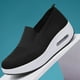 thumbnail image 5 of 1 par de zapatillas deportivas de malla para mujer, transpirables y relajantes, con suela gruesa., 5 of 7