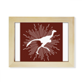 thumbnail image 1 of Bird Feather Speed Predator Desktop Photo Frame Picture Art Decoration Painting 6x8 inch, 1 of 3