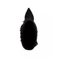 thumbnail image 4 of Nine West Tasels Black Pointed Toe Stiletto Heel Fringe Western Knee High Boots (Black, 7), 4 of 5