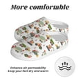 thumbnail image 6 of Lsque Excavator Pattern Womens Comfort Cotton on Scuff With Memory Foam and Anti-skid Sole Slipper-46/47, 6 of 7