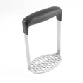 thumbnail image 2 of Ergonomic Wide Handle Stainless Steel Potato Vegetable Fruit Masher Hand Ricer, 2 of 7