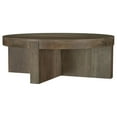 thumbnail image 2 of Kinaj Coffee Table-Dark Brown Solid Mango Wood-Round 38 Inch Top, 2 of 2
