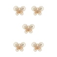 thumbnail image 1 of Jumpingount Bufanda Anillo Bufandas Hebilla con Diamantes de Imitación Envoltura Abrazadera Scalewing Estilo Blanco Type1 NO1 Jumpingount CBP187407, 1 of 5