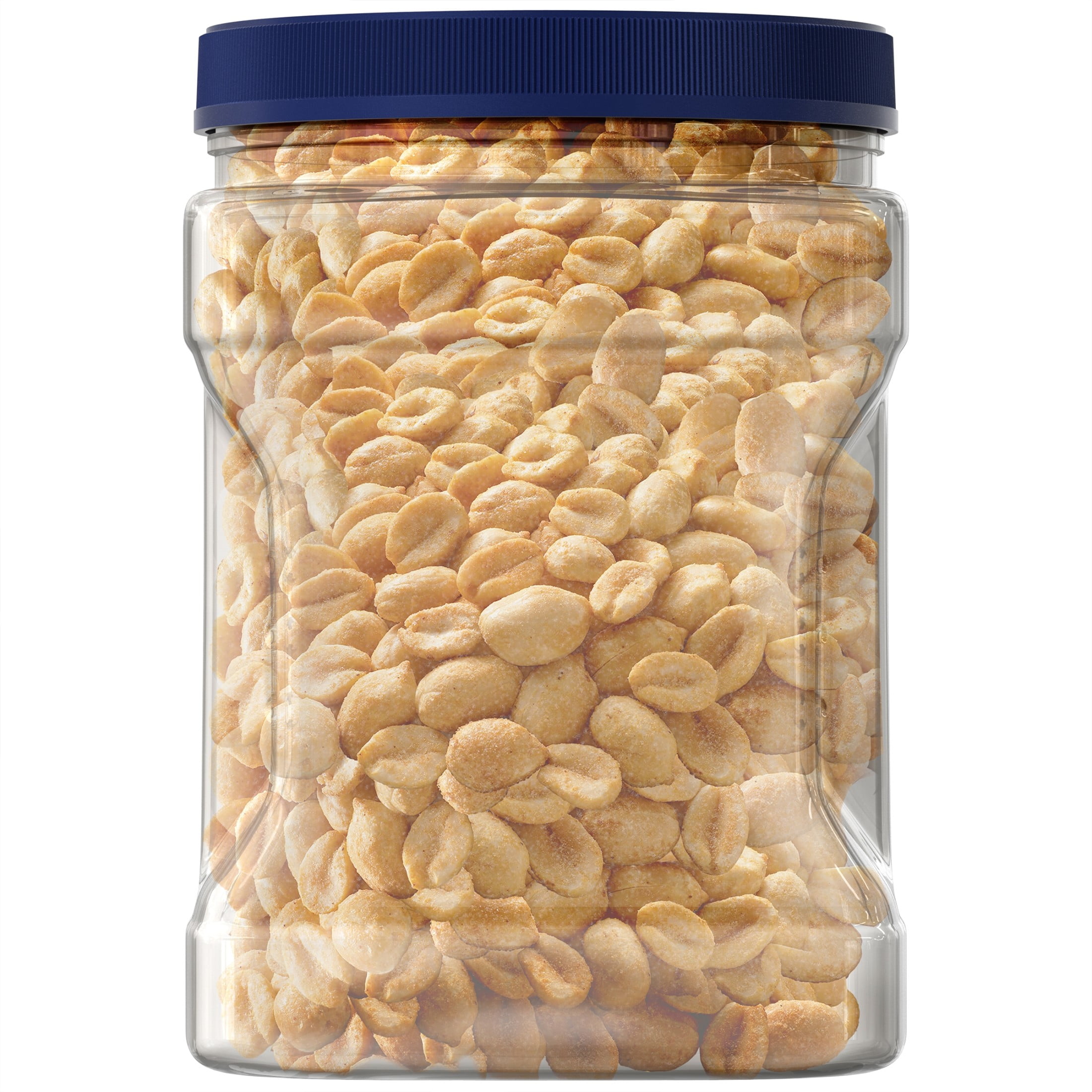 (6 pack) PLANTERS Salted Dry Roasted Peanuts, Party Snacks, Plant Based Protein, 2.16 lb Container