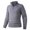 B#Gray, variant on DPTALR George Men's Casual Fashion,Solid Color,Half Zip,Long Sleeve,Stand Up,Collar Sweater,Coffee Big and Tall Men L