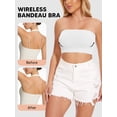 thumbnail image 4 of Vaslanda Strapless Bras for Women Supportive Bandeau Bra Non Slip Wireless No Underwire Bra, 4 of 7