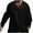 Black, variant on HAiming Men's Sweatshirts Solid Color V Neck Long Sleeved Pullover Tops Trendy Plus Size Casual Loose Blouse