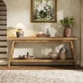 thumbnail image 2 of 71-Inch Farmhouse Console Table for Entyrway,2-Tier Sofa Table, 2 of 7