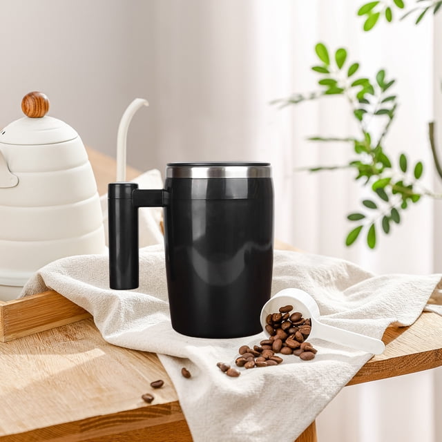 Automatic Stirring Cup Electric Mixing Mug Stainless Steel Protein Shaker for Coffee Drinks Office Home Gym 1 Count