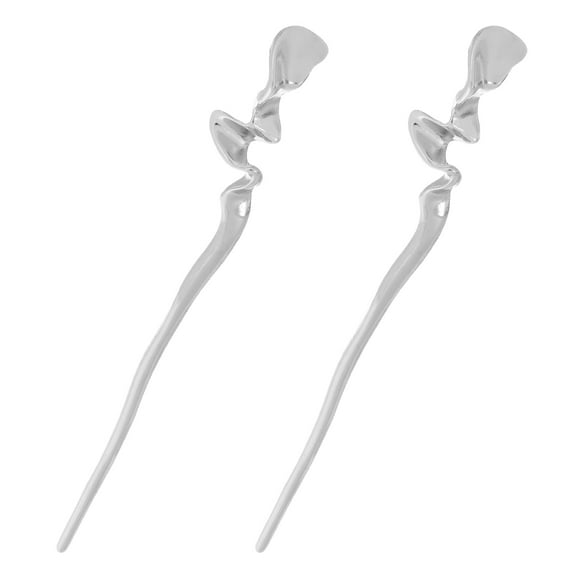 OUNONA 2 Pieces Vintage Chinese Hairpins for Hair Women, Traditional Hair Jewelry Accessories