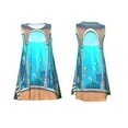 thumbnail image 7 of KLL Underwater Aquarium Arches Pattern Womens Summer Dresses 2025,Loose Round Neck Sleeveless Sundresses Tank Dresses with Pockets, 7 of 7