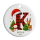 thumbnail image 2 of Adornos navideños con letras del alfabeto | 26 colgantes decorativos | Decoración navideña personalizada para hacer tú mismo, 2 of 6