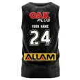 thumbnail image 3 of Camiseta de rugby de entrenamiento y local de Penrith Panthers personalizada 2024, talla para hombre: S-5XL (nombre y número personalizados impresos), 3 of 5