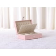 thumbnail image 6 of Unique Bargains Travel Jewelry Box Small Portable PU Leather Jewelry Organizer Storage Pink, 6 of 7