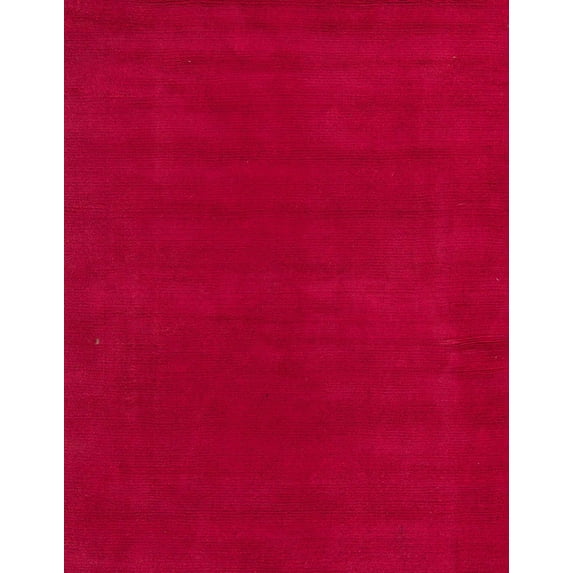 Ahgly Company Machine Washable Indoor Rectangle Abstract Ferrari Red Area Rugs, 8' x 12'
