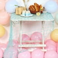 thumbnail image 3 of BalsaCircle 5x5 feet Turquoise Cotton Decorations Fishnet Wall Table Party Decorations, 3 of 8