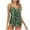 AB-Green, variant on lcziwo Today's Sales of The Day Womens Push Up Tummy Control Swimsuit Solid Color V Neck Knot Front Tankini and Bottoms 2 Piece Bathing Suit Vacation Outfits Black XXL